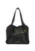 The Director Tote, &pound;195, Handbags, Black/Blue, Leather, Front view